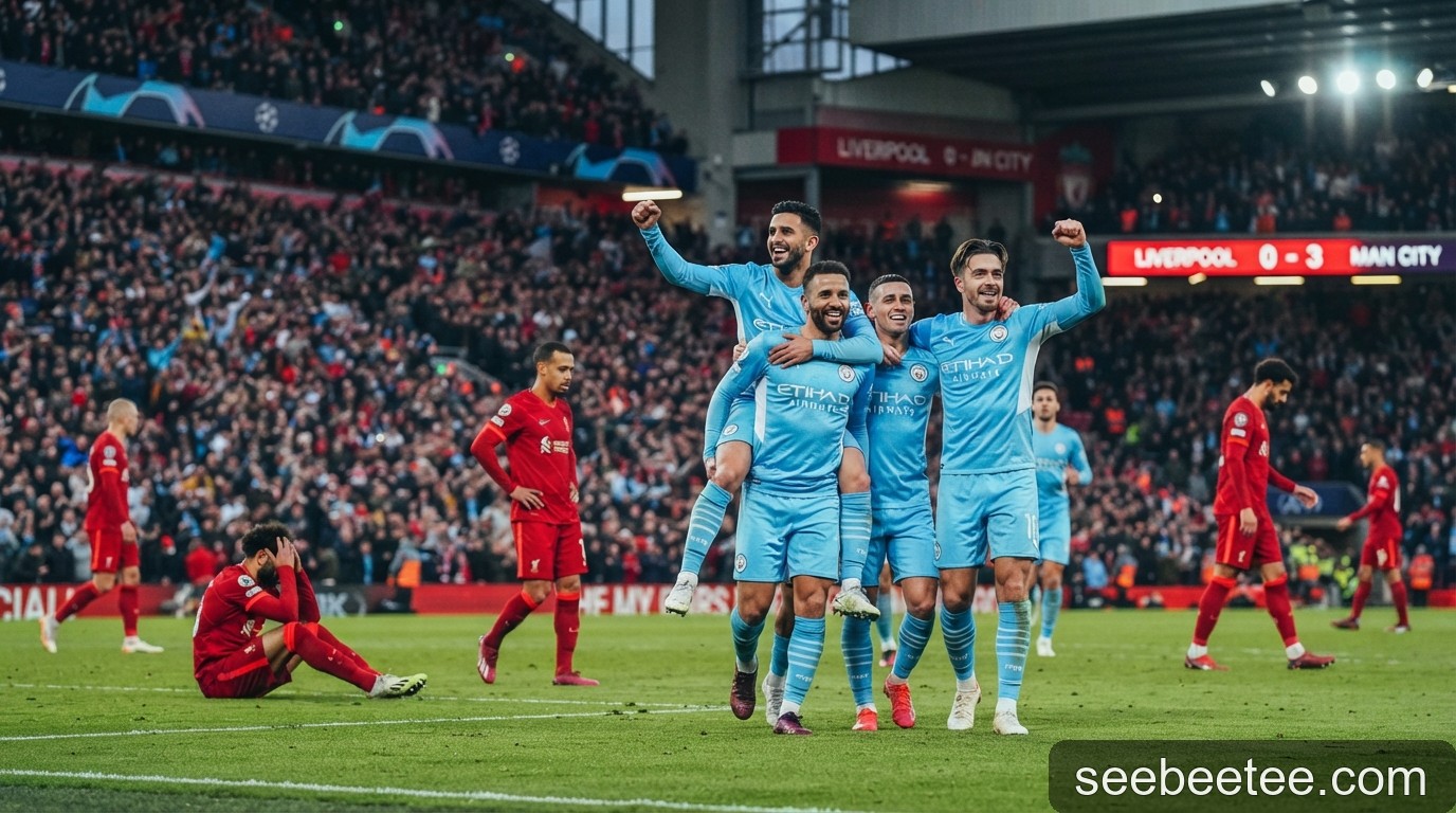 Man City hủy diệt Liverpool tại Anfield: Lời khẳng định đanh thép cho ngôi vương Ngoại hạng Anh - 2